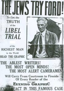 “The Jews Try Ford!” New York Evening Graphic, March 1927