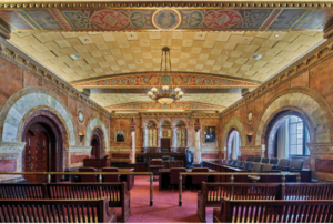 Million Dollar Courtroom, image from the Library of Congress
