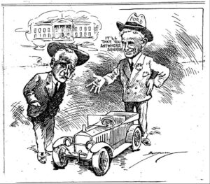 “It’ll Take You Anywhere, Senator,” unidentified cartoonist, Washington Post, 1927